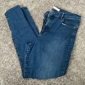 GAP super high rise skinny jeans